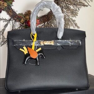 Black Genuine Leather wirkin